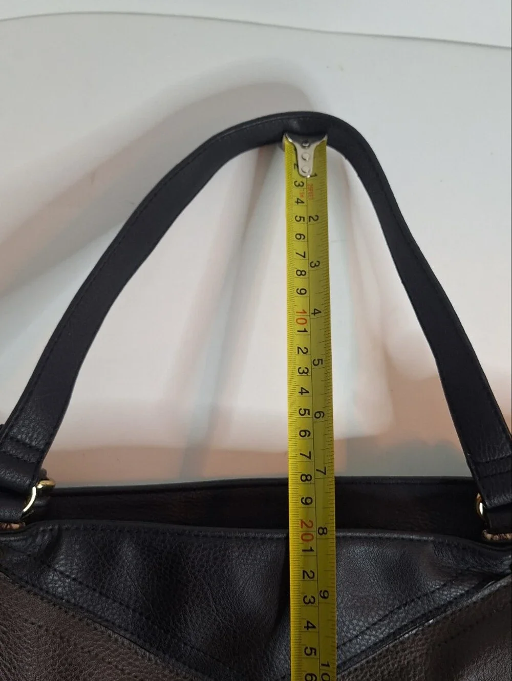 Big Buddha Patchwork XL Bag Faux Leather Matte & Paten Black w Snake Skin Tote